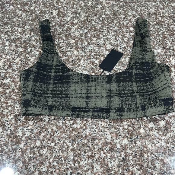 Ona - PLAID Top & LEGGING Set IN OLIVE GREEN - Picture 16 of 16